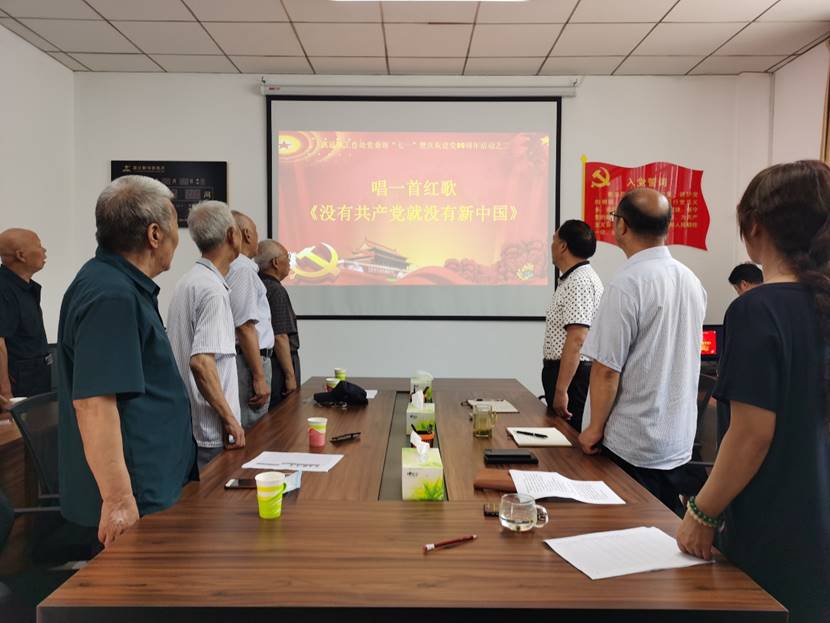 一群人站在桌子边已生成高可信度的说明